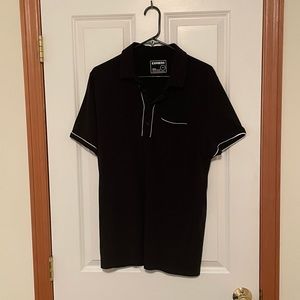 Express Black Slim Fit Polo Large (fits like a medium)